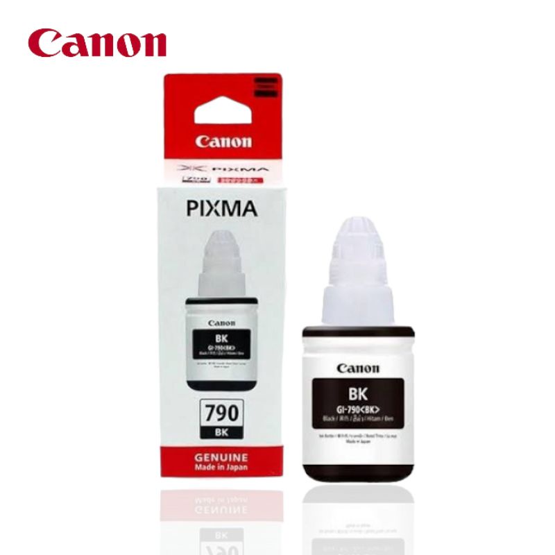 Tinta Canon PIXMA GI-790 Black Original 135 ml untuk G1000 G1010 G2000 G2010 G3000 G3010 G4000 G4010