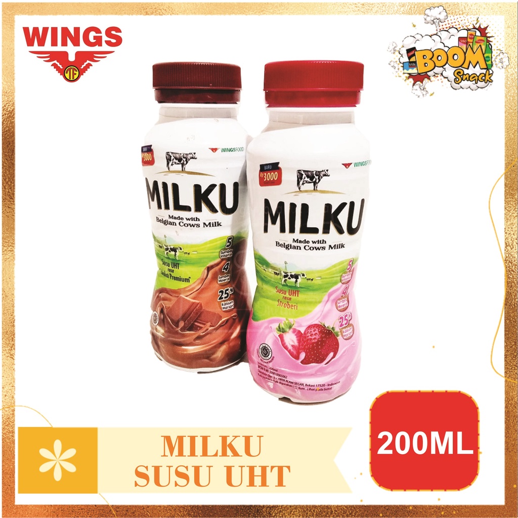 PCS - Milku Susu UHT Kemasan 200Ml