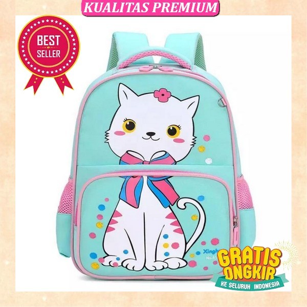 Tas Sekolah Ransel Anak Perempuan Kelas Tk-4 Sd Karakter Ruby- Tas Ransel Anak Sd - Tas Anak Sekolah