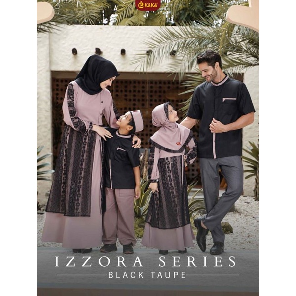 KEKE IZZORA BLACK TAUPE SARIMBIT