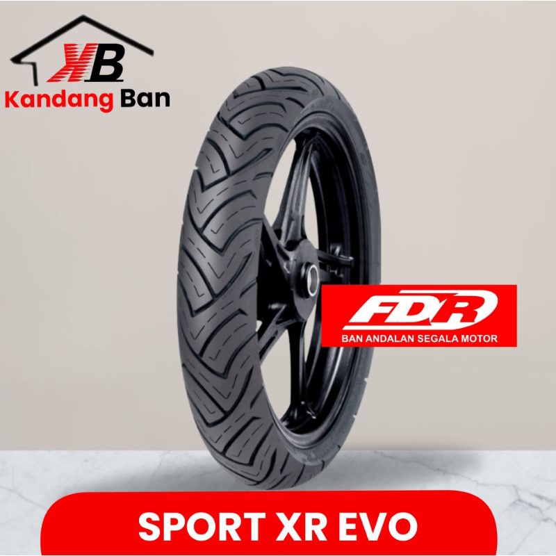 BAN TUBLES MATIC FDR SPORT XR EVO 90/80 RING 14, BAN BARU 100% ORIGINAL GRATIS PENTIL