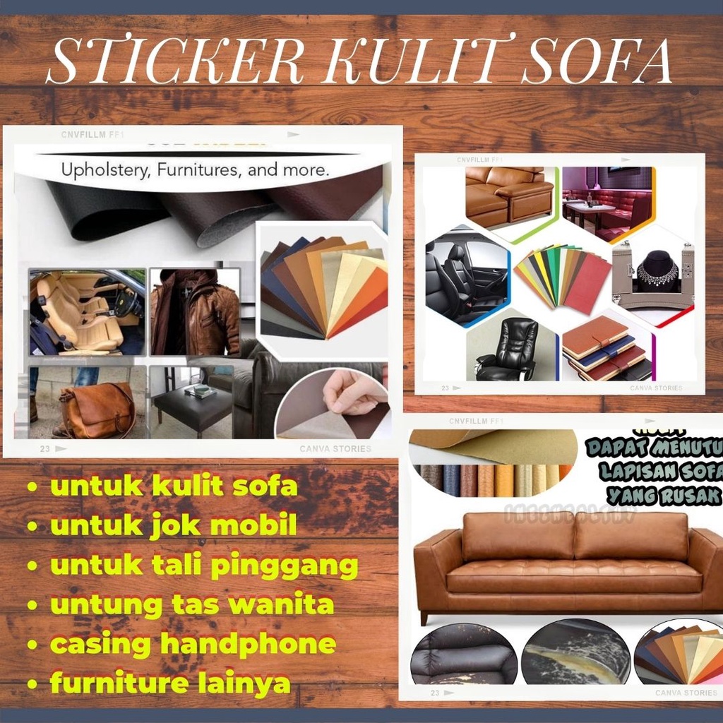Kulit Sofa Meteran Murah Kulit Sofa Langsung Tempel Kulit Sofa Langsung Tempel sticker kulit sofa me