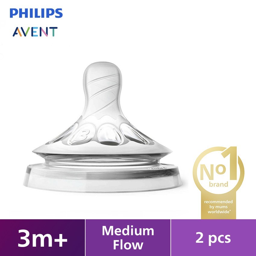 PHILIPS AVENT Teat Natural Nipple 2 Pcs