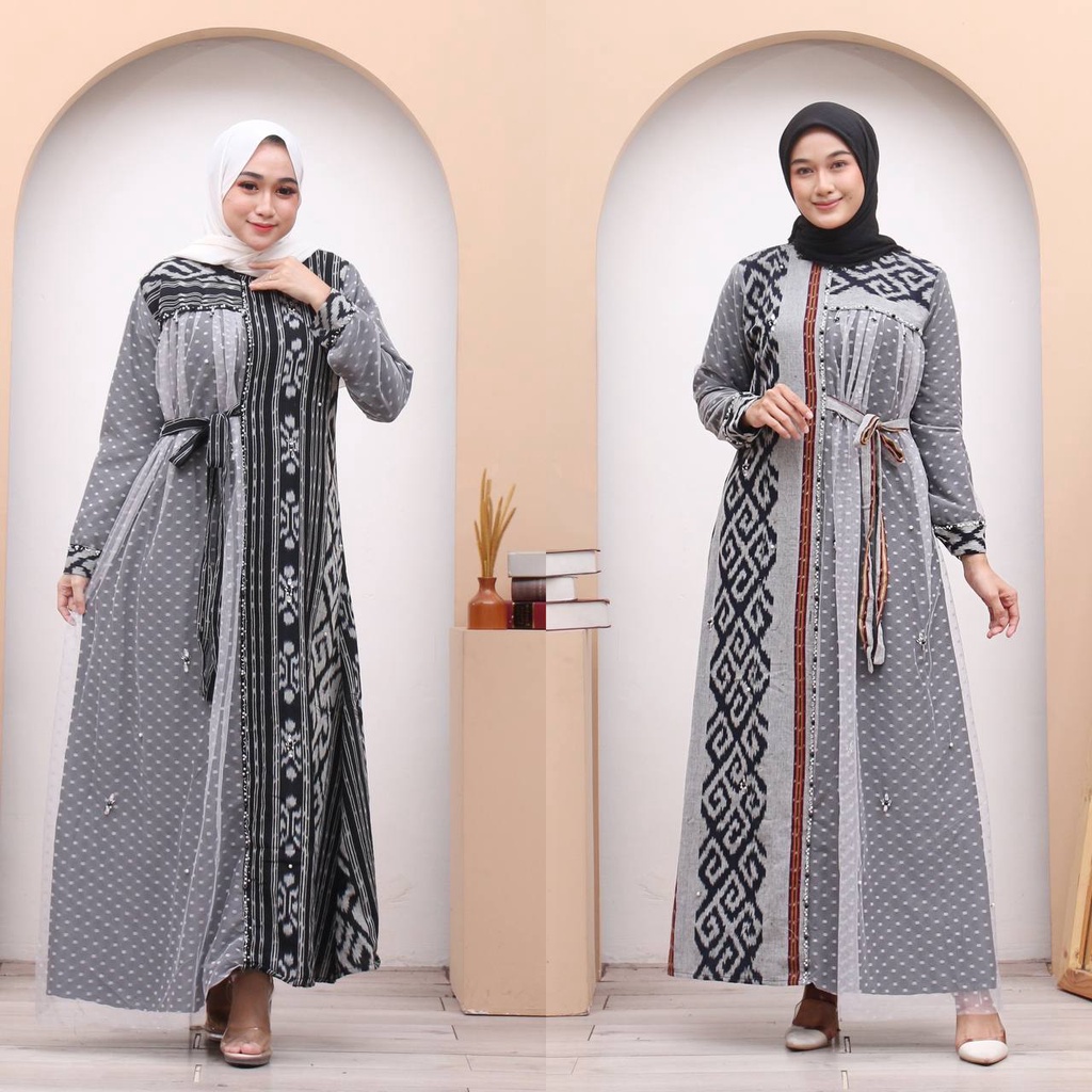GAMIS TENUN LESTARI GAUN LEBARAN MUSLIM ENTIK KEISHAN.ID