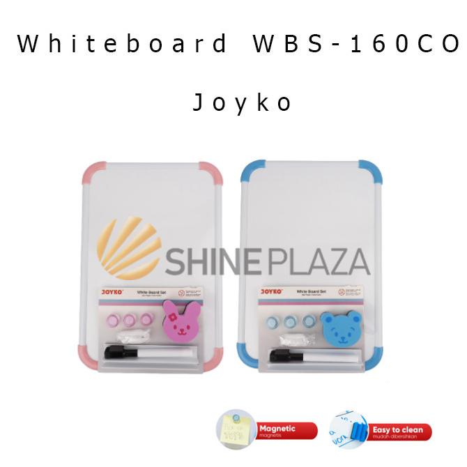 

Papan Tulis Putih Whiteboard Set Joyko WBS-160CO HRG DISKON