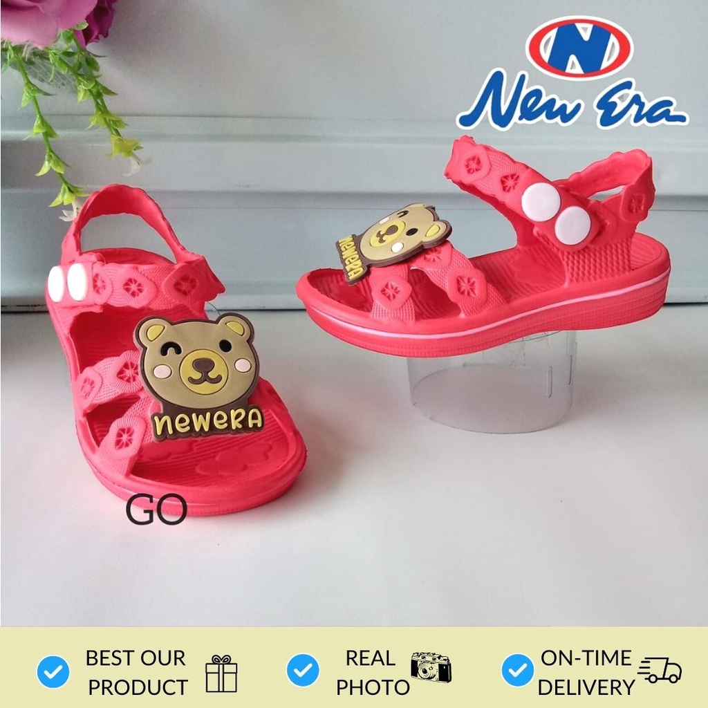 gos NEW ERA BEAR BB E 15251 sandal anak murah keren kekinian | sandal pesta anak | sandal liburan anak laki perempuan
