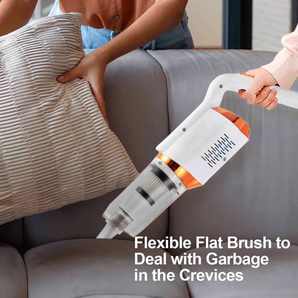 BENCO Penyedot Debu Perawatan Lantai Cordless Vacuum Cleaner 4 in 1 Lightweight Detachable Design 30 min Long Runtime Perfect for Hardwood Floor Pet Hair Home Car