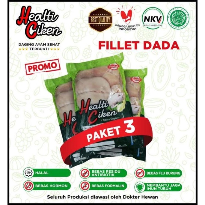 

TERBARU [PROMO PAKET 3] FILLET DADA AYAM SEHAT HALAL DAN BERKUALITAS F5464RY
