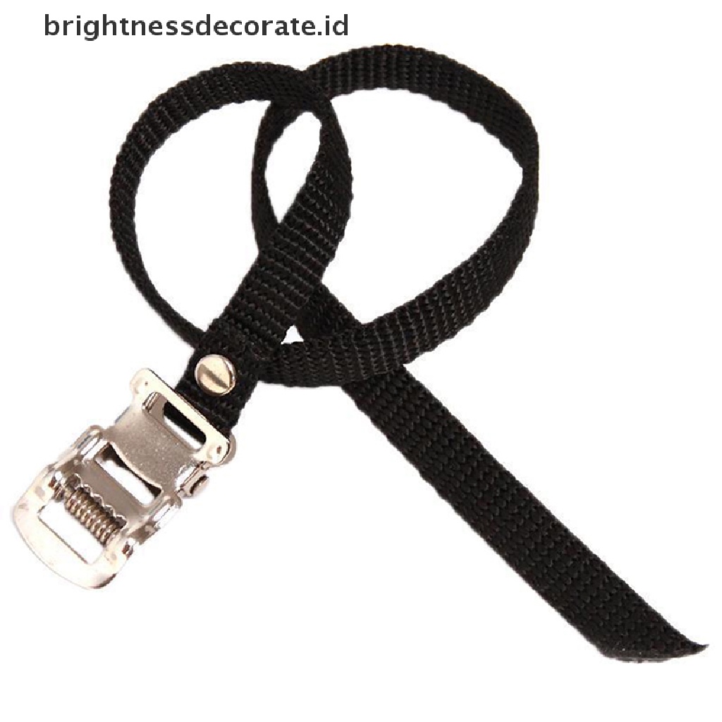 [Birth] 1pc Strap Pedal Tali Kaki Sepeda Bike Strap, Toe Clip Strap, Hitam [ID]