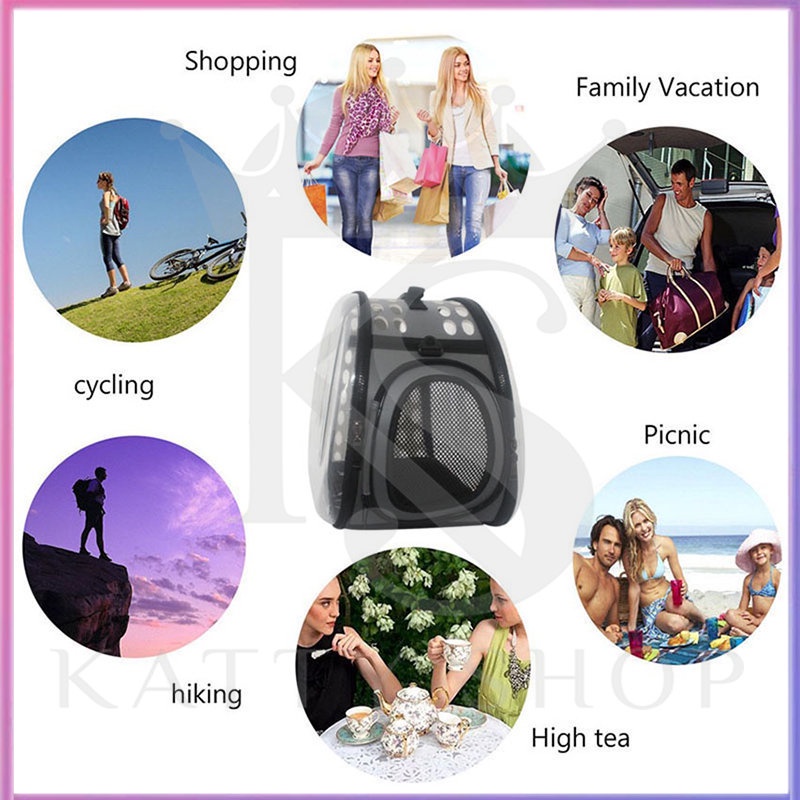 Tas hewan peliharaan/kucing dan anjing portable bag/travel bag/breathable cat and dog backpack