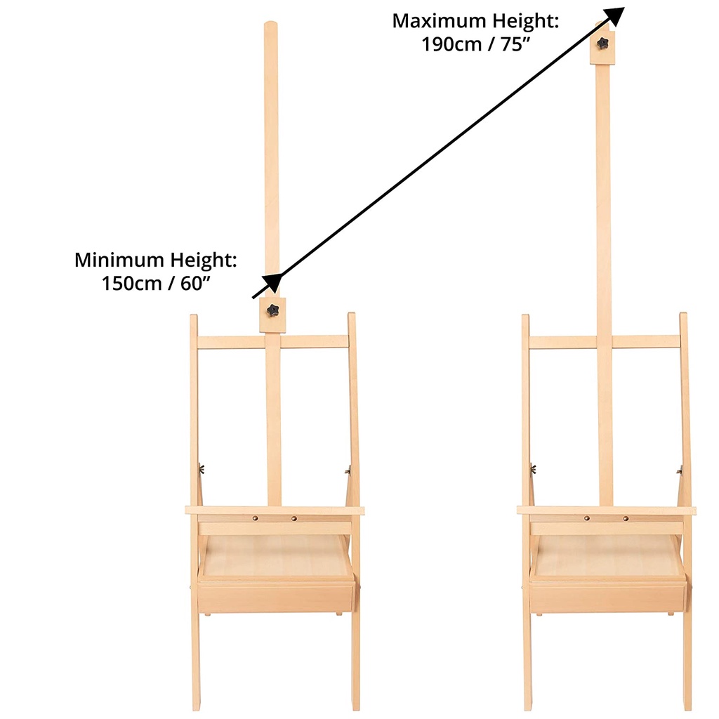 DIY Standing Easel Studio Drawer C0041 (Installation not Included)