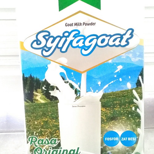 susu kambing etawa bubuk Syifagoat - Original, 200 gr mengandung gula jagung asli