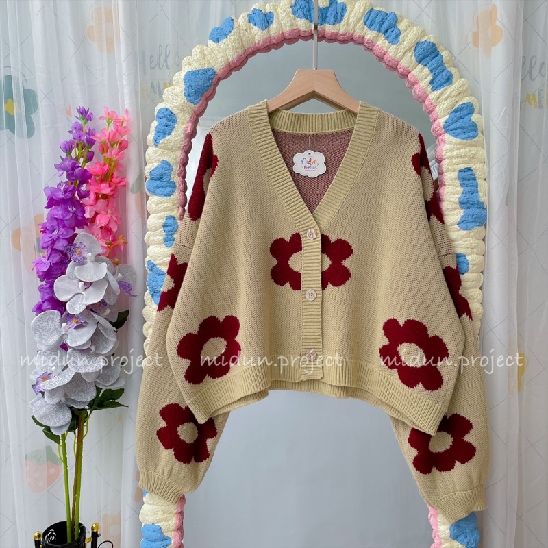 MEDINA CROP CARDY | CARDIGAN RAJUT PREMIUM