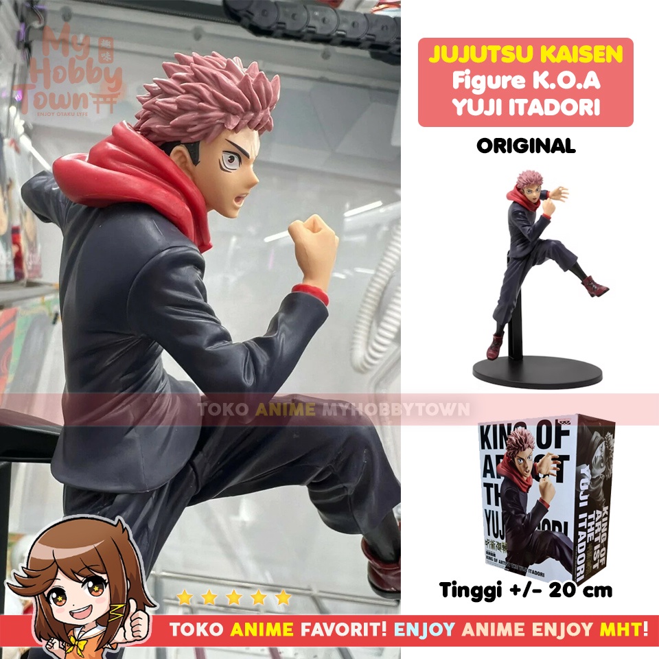Figure Anime Original Jujutsu Kaisen Itadori Yuji King Of Artist Banpresto