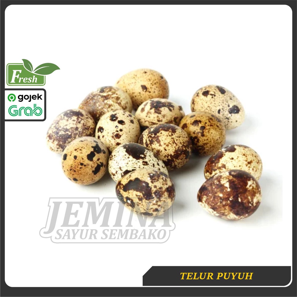 

Telur Puyuh REBUS per 10 butir - Lauk Jogja