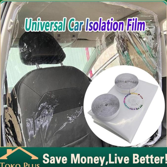 Universal 140*200cm partisi mobil anti covid sekat pembatas mobil