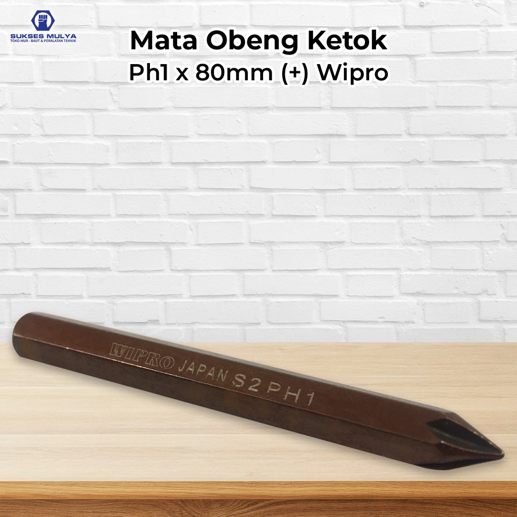 Wipro Mata Obeng Ketok PH1 Eceran Obeng Getok Satuan Wipro S2