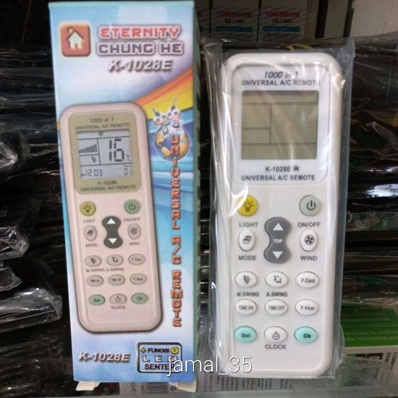 REMOTE REMOT AC UNIVERSAL MULTI K-1028E