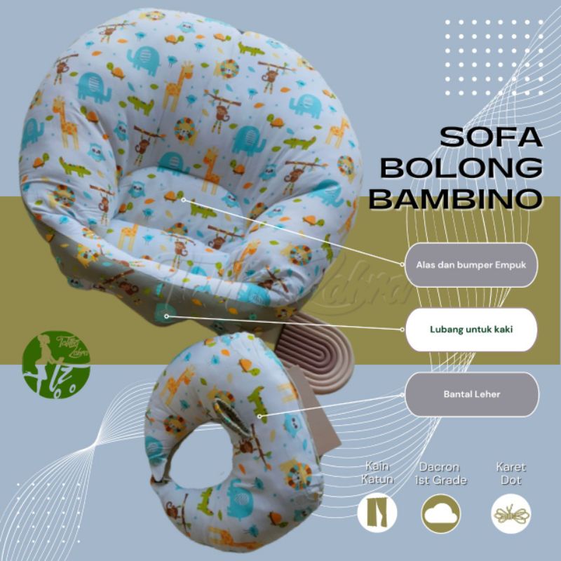 Ready Stock Bantal Sofa Bolong Bayi belajar duduk Baby Menyusui Free Bantal Dot Kado Lahiran Murah