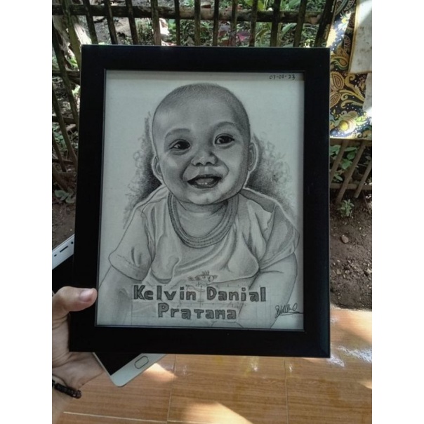 

sketsa lukisan wajah