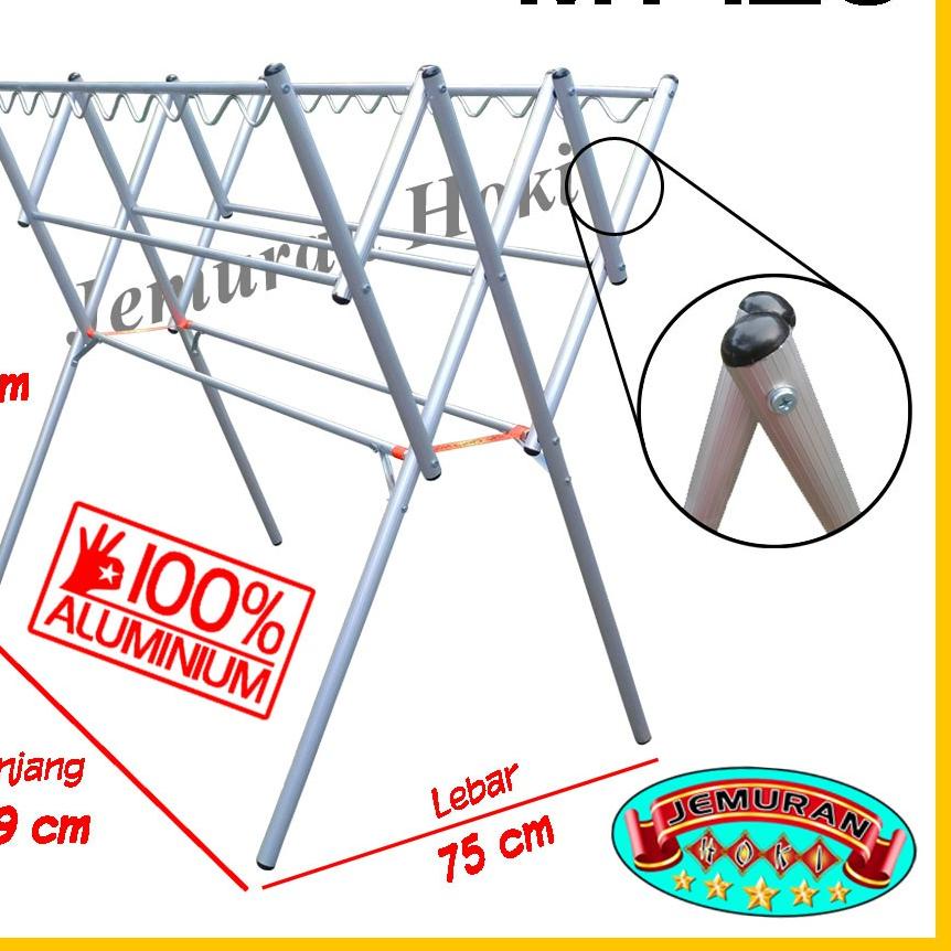 Terbaik.. Jemuran Baju Aluminium Hanger 120 cm0 ⁑fkcღ