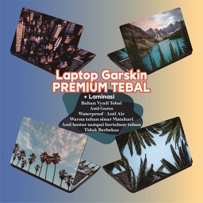 Garskin Laptop Anti Gores Best View Premium Full set 10 12 13 14 15 inch  Acer Lenovo Asus Macbook Dell