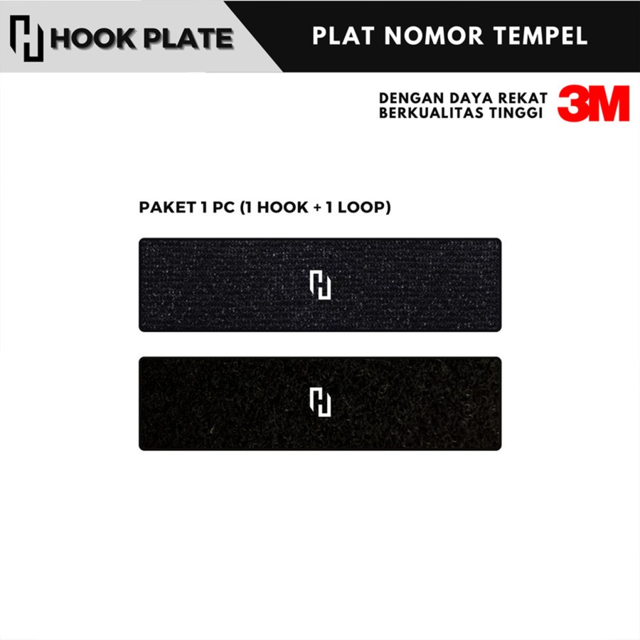 Frameless Licence Plate Dudukan Plat Mobil Clean Tanpa Bor 1 Set White