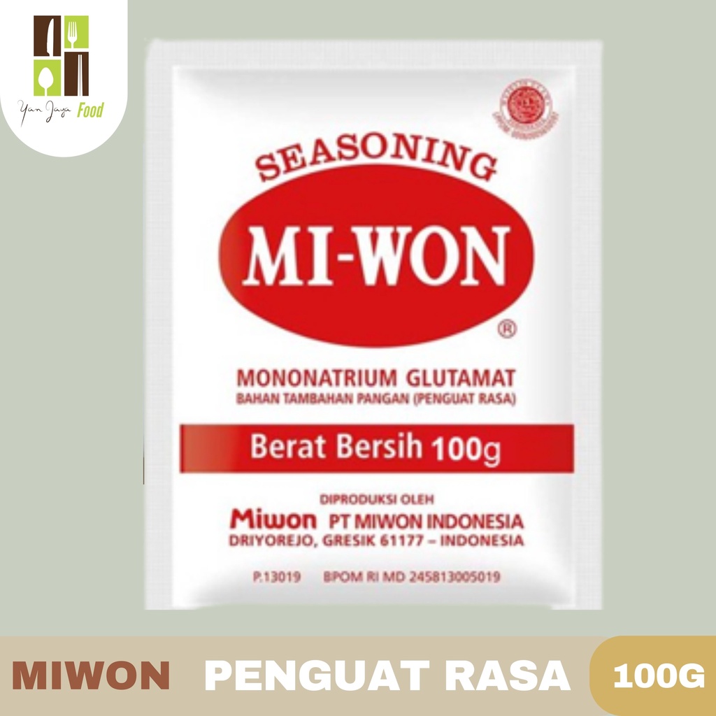 Miwon Seasoning/Penguat Rasa/Micin/Pecin 250g/100g