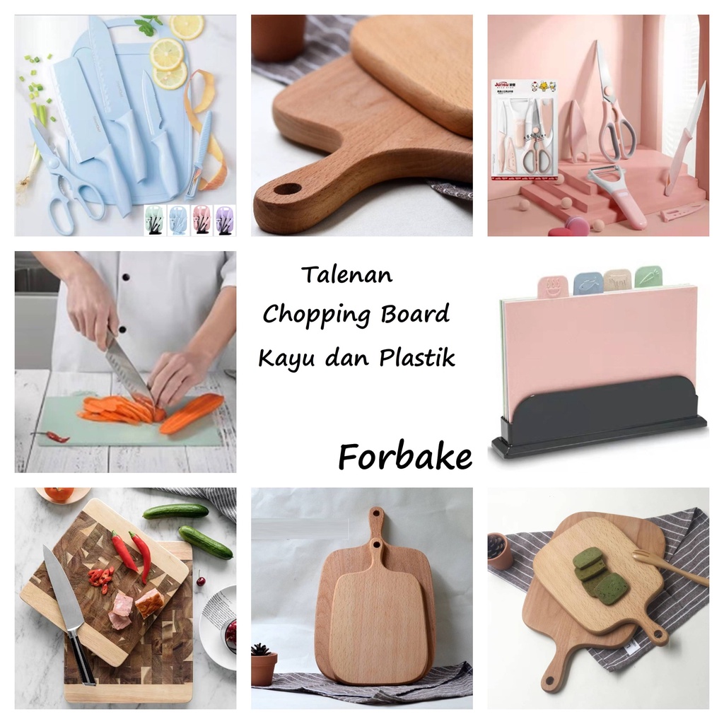 Talenan Tray Chopping Board Tatakan Nampan Cutting Board Kayu Plastik