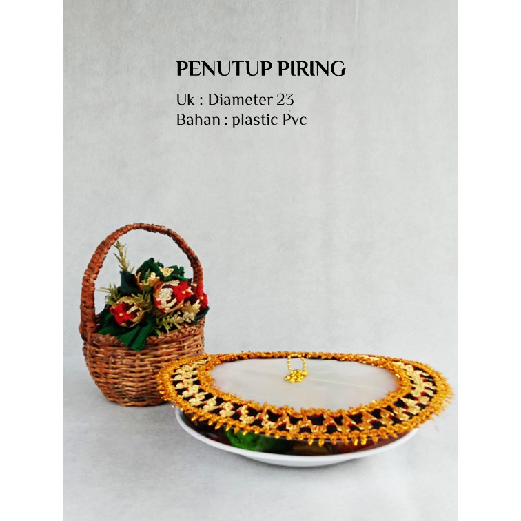 LAMPUNG ETHNICA OFFICIAL - TAPIS LAPUNG ASLI - PENUTUP PIRING SAJI - PENUTUP KUE - PENUTUP PIRING SA