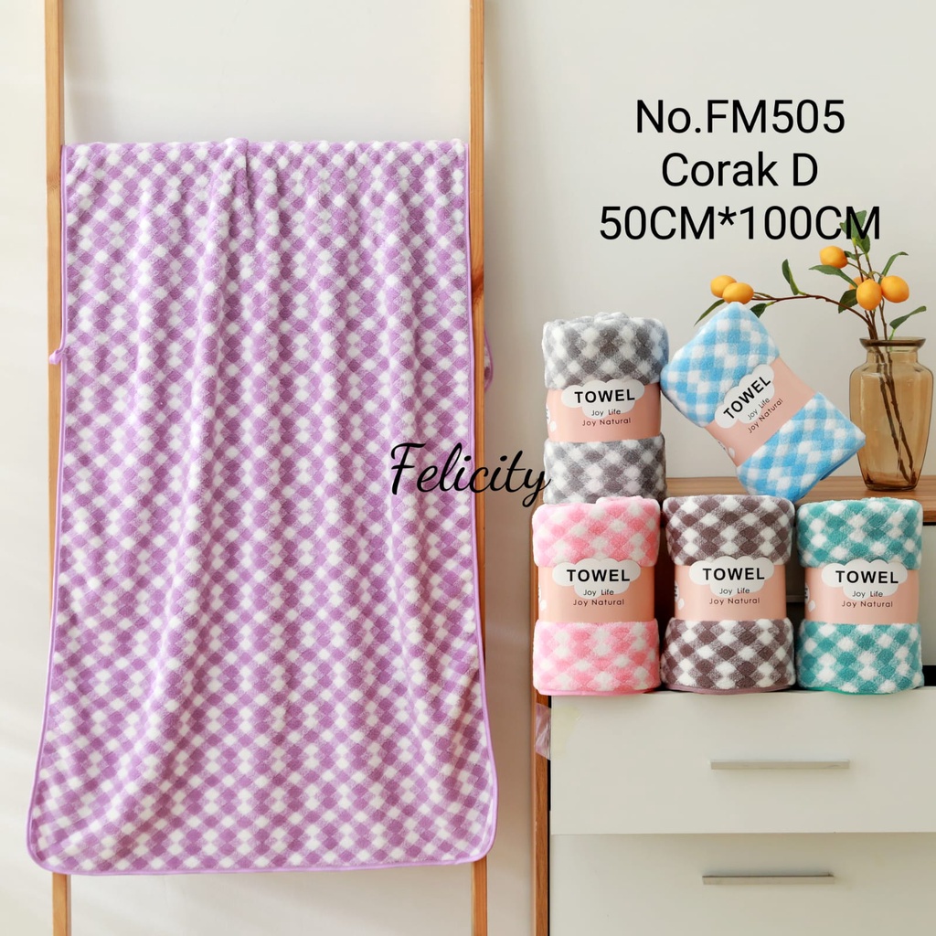 KUP - COD MURAH HANDUK MICROFIBER ANAK UK 50 X 100 CM