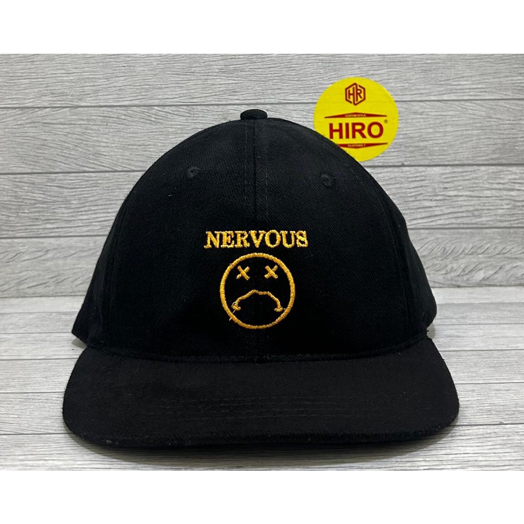 [COD]Topi DIstro Pria/Topi Snapback Bordir Nrvous New Model/Topi Distro Keren