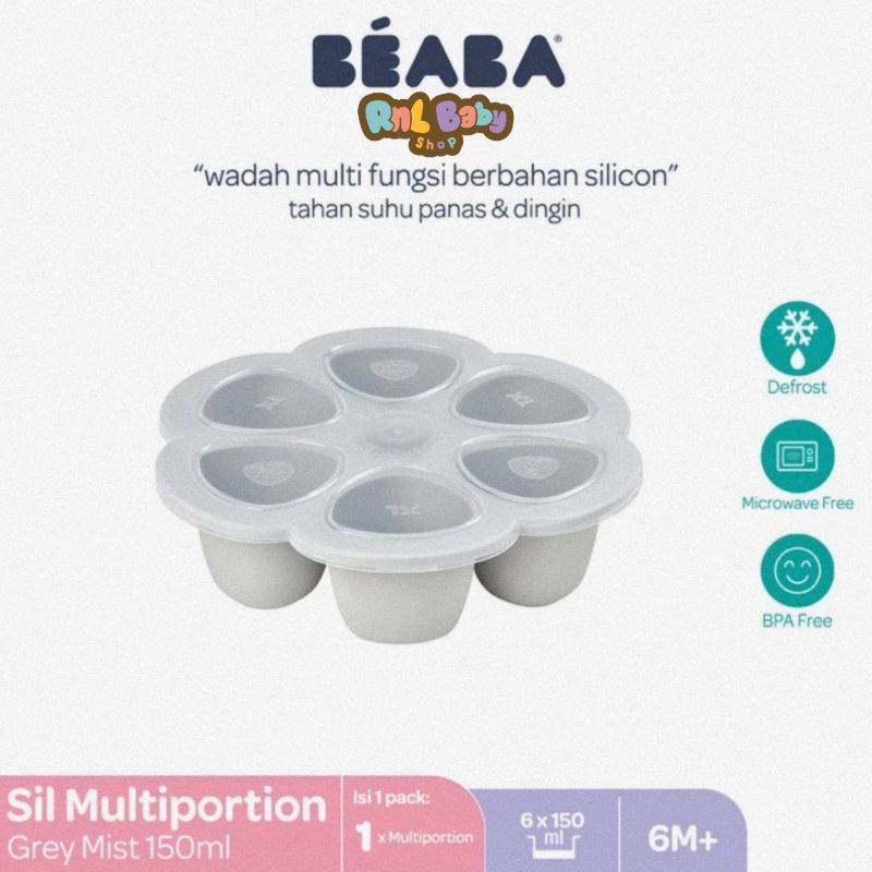 Beaba Sil Multiportions 150 ml - Wadah Penyimpanan Makanan Bayi