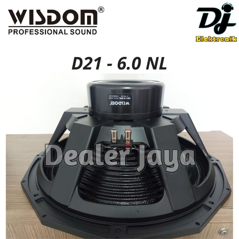 Speaker Komponen Wisdom D21-6.0 NL / D21 6.0 NL / D21 6 NL - 21 inch