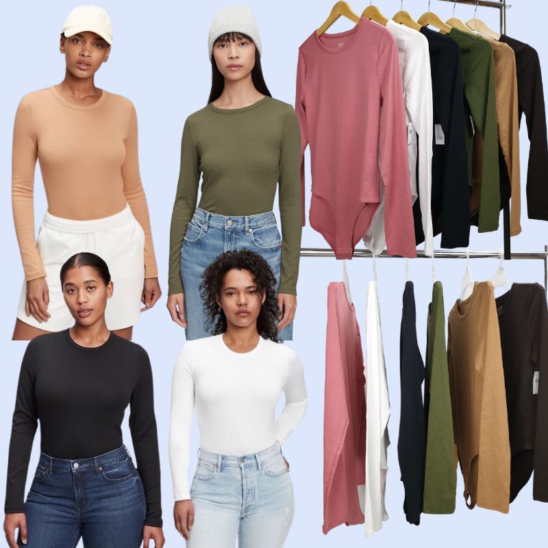 GPSB010 Gap Modern Long Sleeve Bodysuit Branded Original