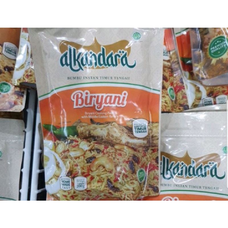 

Bumbu instan alkandra Briyani rice 200 gram