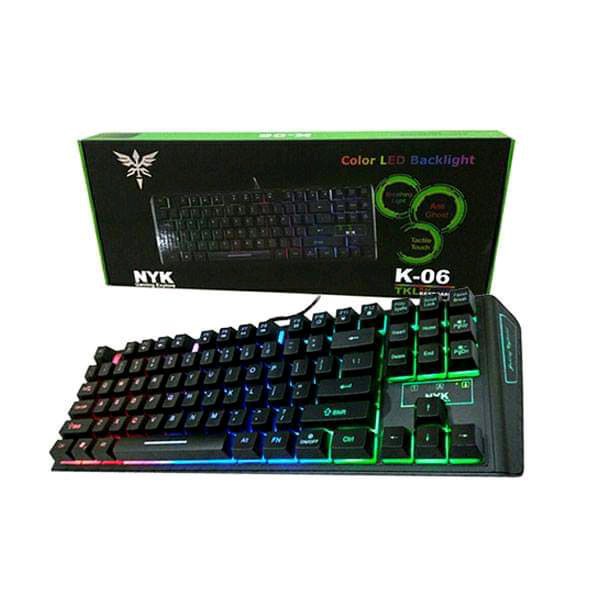 Keyboard Gaming Game NYK ERIS K06 K-06 TKL RGB New