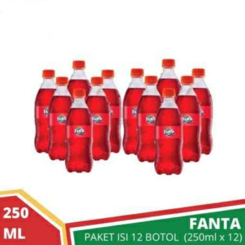 

Fanta Stroberi 250ml x 12 Pcs