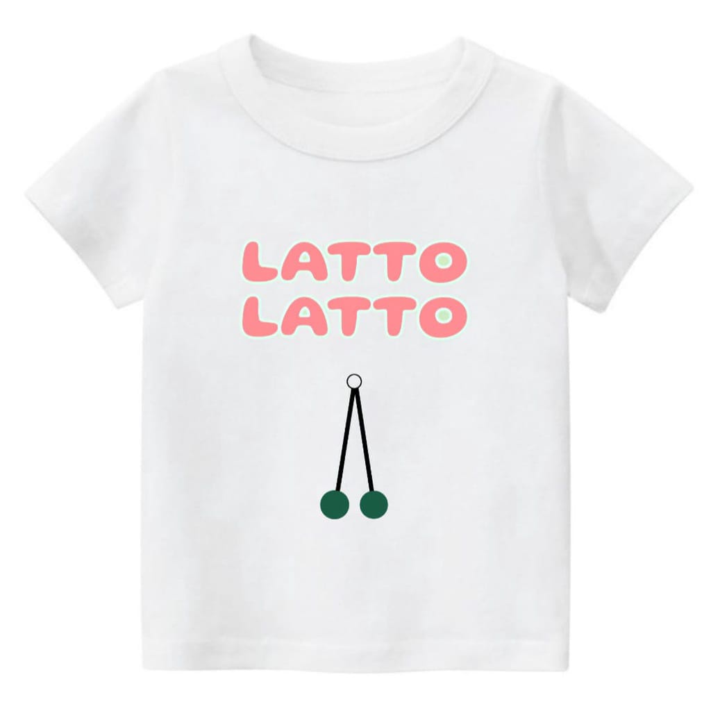 Hzl_outfit Baju Kaos Anak Anak Latto LT BAYAR DITEMPAT Kaos Baju Anak Latto