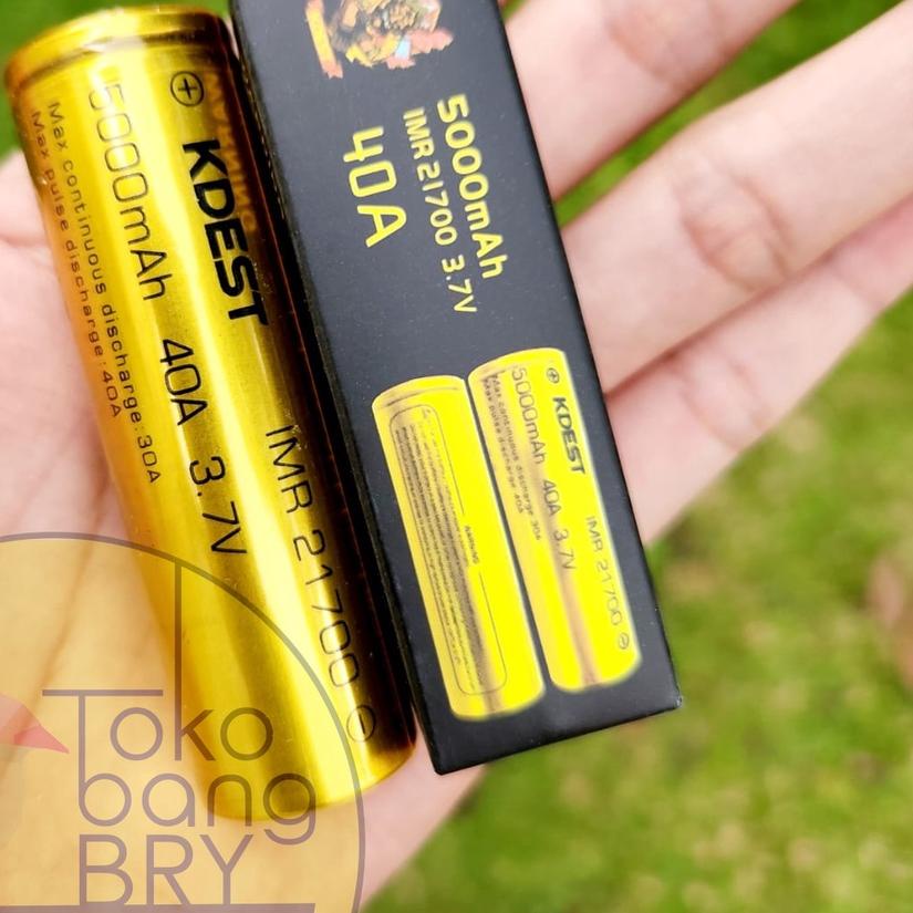 Discount | KP8 | Original KDEST GOLD 5000mAh 40A 21700 - Battery - Baterai - Batre Authentic