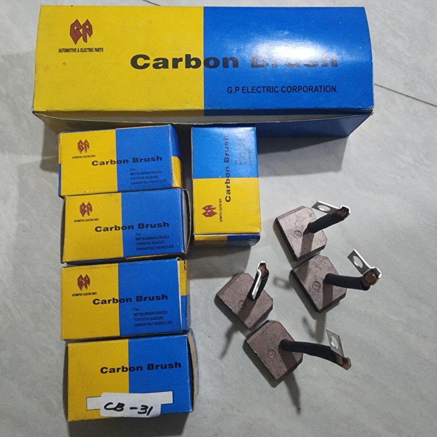 5set Carbon Brush Kul Starter CB31 GP CXZ 8DC-10 PC300 9x30x22.5
