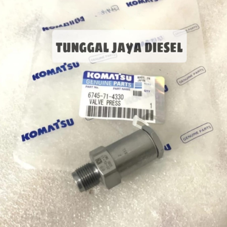 Relief Valve Limiter Common Rail PC300-8 PC350-8 Komatsu 6745-71-4330