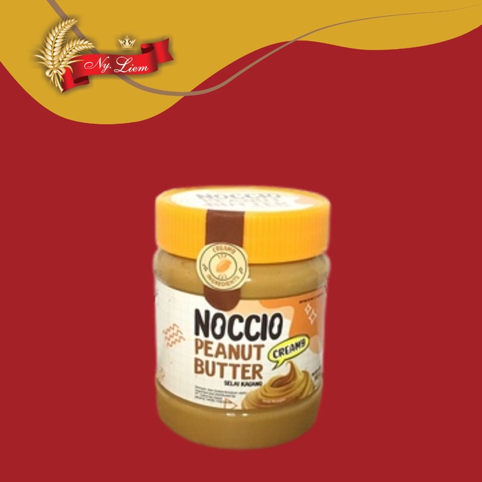 NOCCIO Peanut Butter / Selai Kacang - CREAMY 340 gram