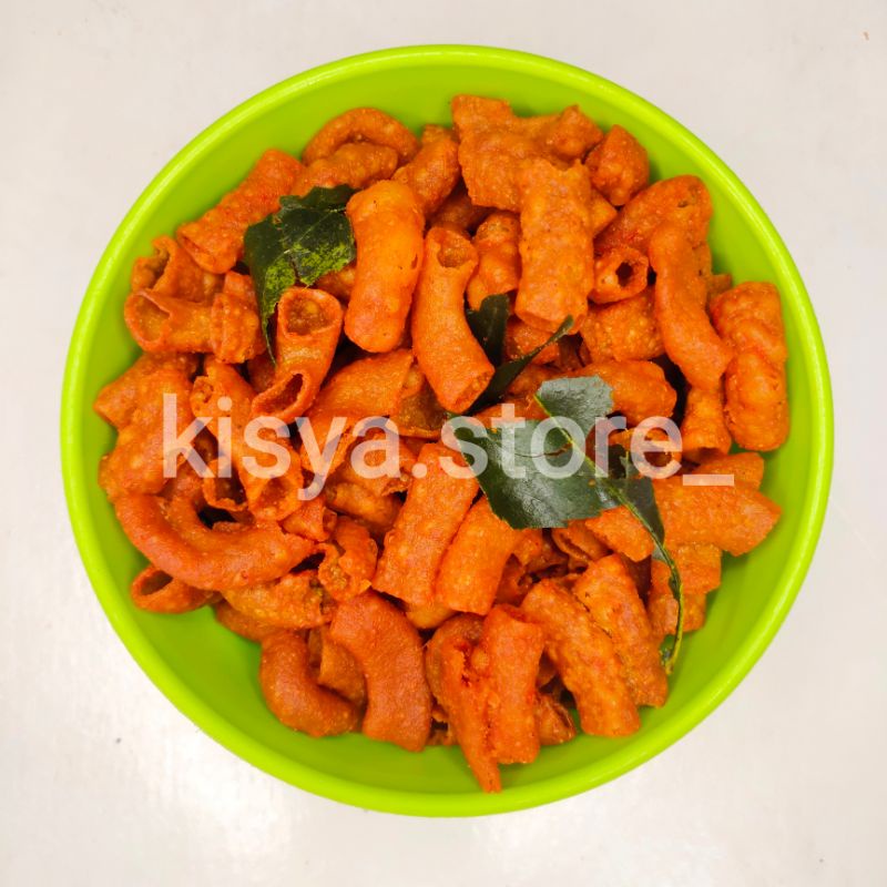 

500gr (½kg) Makaroni Pipa Makroni Pedas Daun Jeruk | BBQ | Pedas Manis
