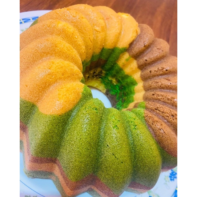 

Marmer Cake Choco Pandan PREMIUM Wijsman