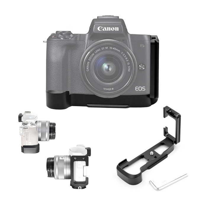 Quick Release L Plate Holder Hand Grip for Canon EOS M50 EOS M 50 M50 II M50 Mark ii EOS M5