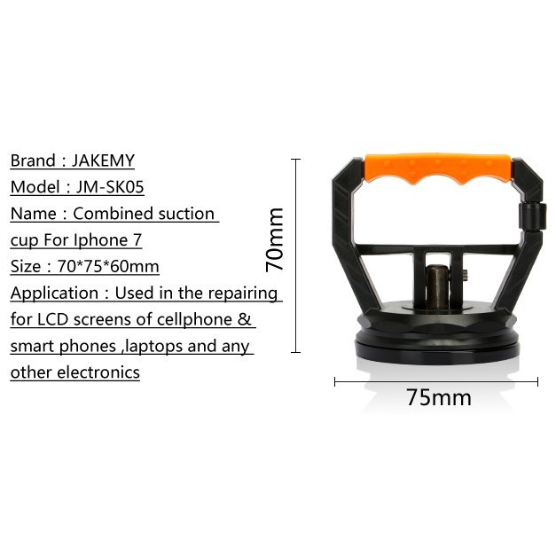 Combined suction cup bracket jakemy PVC jm-sk05 sk-05 - Pembuka Lcd hp phone universal