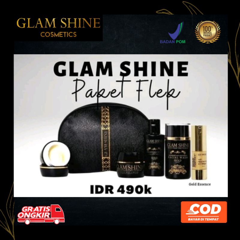 Glamshine Paket Flek/ Cream Penghilang Flek/ Cream Flek/ Glamshine Flek/ Paket Flek