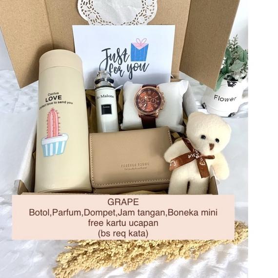 

FEB406 Kado Hampers Gift Box Hadiah Parfum Jam Tangan Dompet Botol Tumbler Ulang Tahun Birthday Wisuda Graduation Anniversary Pernikahan Wedding ++