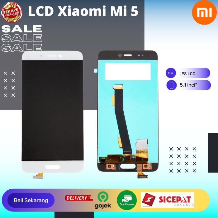 Lcd Xiaomi Mi5 bergaransi